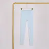 Pantalones Acanalados Cortos LULU Transfronterizos Tacto Nude Pantalones de Yoga Pantalones Levanta Glúteos Color Durazno Fitness Deportes Pantalones Largos Elásticos para Mujer