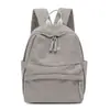 Fornecimento Transfronteiriço 2025 Novo Modelo Mochila Estudante Casual Mochila de Veludo Cotele Grande Capacidade Moda Estilo Coreano Simples Mochila de Viagem