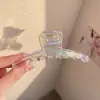 Presilha de Cabelo Grande Estilo Coreano para Mulheres, Presilha de Cabelo com Placas Múltiplas, Acessório de Cabeça, Presilha de Tubarão de Pelúcia, Novos Acessórios de Cabelo Outono e Inverno
