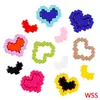 Nuevas Cuentas Acrílicas con Dibujos Animados Coloridos para Cadena de Teléfono, Collar, Joyería, Accesorios para Colgar en el Coche
