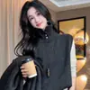 Chaleco de Lana Mercerizada con Cuello Polo, Chaleco de Punto sin Mangas, Estilo Casual para Superponer, Prenda Interior de Alta Gama para Otoño e Invierno