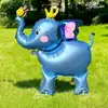 Suministros para vendedores ambulantes: carritos de juguete para niños, globos de papel de aluminio, juguetes de dibujos animados para niños con ruedas, para mercados nocturnos de plaza y decoraciones de fiesta de cumpleaños