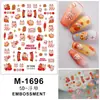 Adesivos de Manicure Homem Leão Ano Novo 2024 Adesivos 5D Embossados Tendência Nacional Leão Festivo Ruyi Cabeça de Leão Adesivos Tridimensionais para Unhas