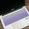 Para película de teclado de 14 pulgadas ASUS R417S F455 teclas de computadora portátil cóncavas y convexas cubierta impermeable A441N