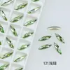 Cristal Dongzhou 11*3 Marquise Fina Fondo Puntiagudo Diamante Chapado en Plata Flash K9 Vidrio Oval Puntiagudo Joyería Accesorios para Arte de Uñas DIY