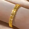 Pulsera Coreana de Doble Corazón de Venta Caliente Transfronteriza, Un Corazón y Una Mente, Oro Arena No Se Desvanece por Mucho Tiempo, Venta al por Mayor Caliente en Transmisiones en Vivo de Amazon
