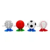 Novidade Divertido Mola de corda Mola de corda Bola que pula Basquete Futebol Bola de olho grande Truque Halloween Presente Brinquedo
