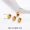 Acessórios de Liga Esmaltada para o Festival do Barco-Dragão Acessórios de Joias Artesanais DIY Acessórios para Pulseiras Contas Espaçadoras de Paz e Alegria Venda por Atacado