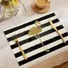 Jogos Americanos Modernos Minimalistas Amazon Restaurante Estampa Floral Toalha de Mesa Linho Resistente a Manchas Jogos Americanos Estilo Ocidental Jogos Americanos de Linho Sintético