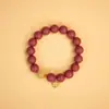 Pulsera Tejida a Mano con Perlas Aromáticas Naturales, Adorno Cultural con Perlas Aromáticas, Accesorio de Regalo, Artículo Popular Más Vendido