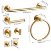Toallero de acero inoxidable transfronterizo, apto para baño, barra para colgar toallas en la pared, toallero con gancho, toallero sin perforaciones.