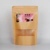 Bolsa de empaque para hacer pastel de gelatina de piel de burro hecha a mano, autoadhesiva, bolsa para pastel de gelatina de piel de burro, bolsa sellada, un kilo y medio, bolsa de papel kraft