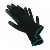 Luvas de Palma Revestidas com PU Preto Luvas de Proteção para Trabalho Anti-Estáticas Revestidas para Fábrica Digital Sem Poeira Luvas de Proteção de Palma Revestidas Preto e Cinza