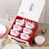 Prácticos juegos de regalo de vajilla de cerámica para eventos anuales de la empresa, ceremonias de inauguración y como regalos promocionales para clientes.; se puede personalizar con un logo