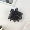 Pasador de Flor de Gasa Francesa Pinza de Resorte Pinza para la Parte Trasera de la Cabeza Pinza para Cola de Caballo Accesorios para el Cabello de Uso General Pinza Estilo Ins Pinza para el Cabello Pinza para el Cabello