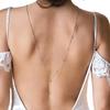 Europeu e americano mais vendido colar duplo de noiva simples sexy strass corrente traseira corrente de corpo de casamento corrente traseira 06