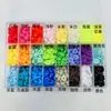 Amazon 375 piezas 24 colores botón de presión de resina DIY broche de presión invisible colorido juego de herramientas de pinzas de presión manual