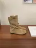 Botines Cortos con Hebilla Retro para Mujer 2026 Otoño Nuevos Aumentadores de Altura Interior Adelgazantes Botas Vaqueras Occidentales Botas Adelgazantes Botas Birkenstock
