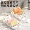 Soporte para Jabón Tipo A de Acero Inoxidable Plato para Jabón Lavabo del Baño Encimera Soporte para Jabón de Lavandería