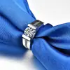 Anel de Prata 925 Peça Única Dropshipping Diamante de Alto Carbono Moda Europeia e Americana Anel Cravejado de Diamantes Anel Totalmente Cravejado de Diamantes Joias da Moda 18K