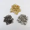 300 Piezas 6MM Diámetro Interior 3 Colores Ojales de Cobre Embolsados Ojales para Zapatos Bolsa y Accesorios para Equipaje Accesorios para Ropa Tachuelas con Ojales para Amazon