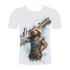 Camiseta de verano de manga corta de comercio exterior de Amazon para hombre Vengadores 4 camiseta de manga corta con cuello redondo estampada en 3D una generación de cabello