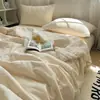 Nuevo Modelo 2026, Siempre en Stock, Amigable con la Piel y Cómodo, Colcha de Verano Minimalista de Algodón Lavado, Colcha para Aire Acondicionado, 110X150Cm Individual