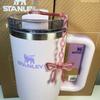 Colgante de pajita para taza de agua Stanley, etiqueta con dijes Stanley, colgante de lazo para taza Ice Bully