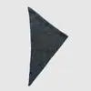 Bufanda Triangular de Punto Rayada Mezcla de Lana Casera 30 para Mujer en Otoño e Invierno Estilo Coreano Neutro Protección para el Cuello Bufanda Pequeña de Lana