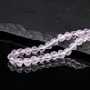 Contas soltas de moissanita natural 7A cor rosa starlight, contas espaçadoras, acessórios feitos à mão para DIY, pulseira, joias, materiais semi-acabados