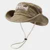 Nuevo Sombrero para el Sol de Exterior para Mujer, Moderno, Selva, Senderismo, Pesca, Parasol, Sombrero de Senderismo, Sombrero para el Sol Bordado para Hombre
