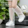 Cobre-Botas de Chuva Portátil Coberturas Impermeáveis para Sapatos de Cano Alto Resistente ao Desgaste Espessado Coberturas para Botas de Dia de Chuva Outdoor Rafting Aquicultura para Adultos
