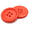 Botões Coloridos de Resina para Atacado DIY Misturados Redondos de Quatro Furos Plásticos Botões Fofos de Borda Fina Cores Misturadas Personalizadas