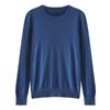 Suéter de Cachemir para Mujer, Cuello Redondo, Estilo Nuevo, Color Sólido, Jersey, Top Holgado, Suéter Capa Base, Camisa Base de Lana Tejida para Mujer, Otoño e Invierno