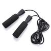 Corda de pular de PVC da Amazon transfronteiriça, corda de pular de esponja para esportes ao ar livre, equipamento de fitness de fio de aço ousado