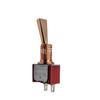 Interruptor basculante directo de fábrica 2 velocidades 3 velocidades opcionales oro rosa oro Rojo Negro Botón Interruptor basculante electrónico
