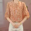 Camisa Elegante de Manga Media para Mujer Estilo Nuevo 2026, Blusa de Manga Corta de Verano para Mujeres de Mediana Edad, Atuendo para Mamá de Mediana Edad