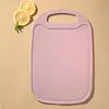 Tabla de cortar de paja de trigo, tabla de cortar para el hogar, tabla de cortar de plástico engrosado para frutas de cocina, dormitorio pequeño