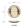 Vajilla en idioma Hua, adecuada para tazón de cerámica de estilo japonés, tazón de arroz simple y creativo para el hogar, tazón de fideos, tazón de sopa, plato, ligero defecto.