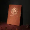 Certificado de Honra para Funcionários Destaques da Empresa, Convite para Evento de Negócios, Carta de Nomeação, 80% de desconto Tipos de Gravação em Couro Jlm