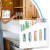 Caja de Almacenamiento de Pajitas Acrílicas Transfronteriza Soporte para Pajitas de Pared para el Hogar Rejilla Múltiple Estante de Almacenamiento para Vajilla de Cocina