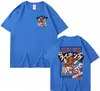 Nova Camiseta de Manga Curta Estampada de Cor Pura para o Verão 2025 Camiseta Básica Masculina Meia-Manga Roupas de Casal Europeias e Americanas Mais Vendidas