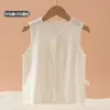 Chaleco para Bebés Recién Nacidos, Camiseta sin Mangas Unisex para Bebés, Ropa Interior para Primavera y Otoño, Chaleco de Algodón Puro para Niños Pequeños