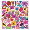 50-373 adesivos de grafite simples avançados fofos telefone celular capacete desenho animado ipad decoração de conta de mão à prova d'água