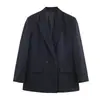Comércio Exterior 2026 Outono Novo Estilo Europeu e Americano Moda Feminina Temperamento Elegante Para o Trabalho Solto Cor Sólida Jaqueta de Terno 7800595