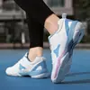 Tênis de Badminton para mulheres resistentes ao desgaste antiderrapantes tênis esportivos de casal superfície de malha respirável tênis de competição treinamento para jovens estudantes adulto