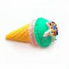 Cerâmica macia simulação de cor cone sorvete bolo acessórios resina creme cola celular concha beleza decorações acessórios