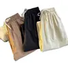 Calças Casuais Masculinas de Cor Sólida com Design de Bolso Grande Simples Soltas de Perna Larga Versáteis para o Dia a Dia Cintura Elástica Perna Reta Calças Longas