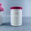 Fábrica de Origen Ofrece Stock Listo de Botellas de Plástico con Patrón de Bambú de 300, 500, 1000 ml, Envases para Polvos y Botellas de Gran Capacidad