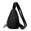 Bolsa de Tecido Oxford Feminina 2025 Nova Moda Leve Versátil Mochila de Viagem Transversal de Ombro Único Peitoral Bolsa Pequena